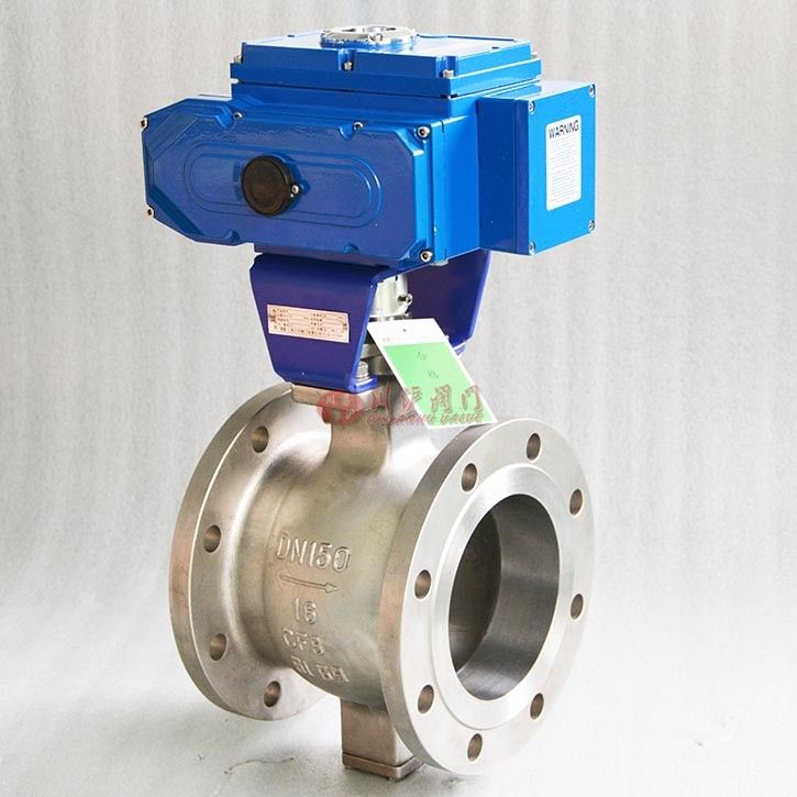 電動V型調(diào)節(jié)球閥實(shí)物圖